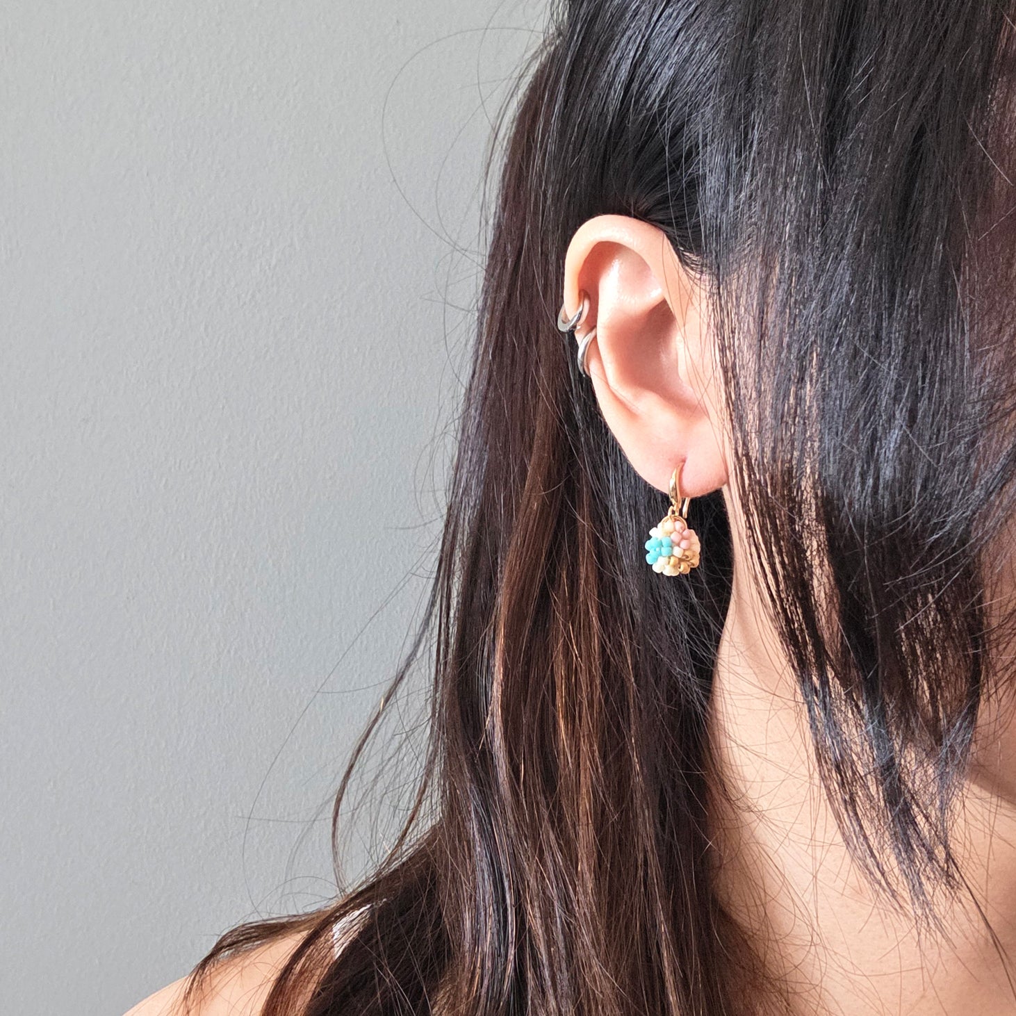 Pastel Colour Earrings Triana Drop