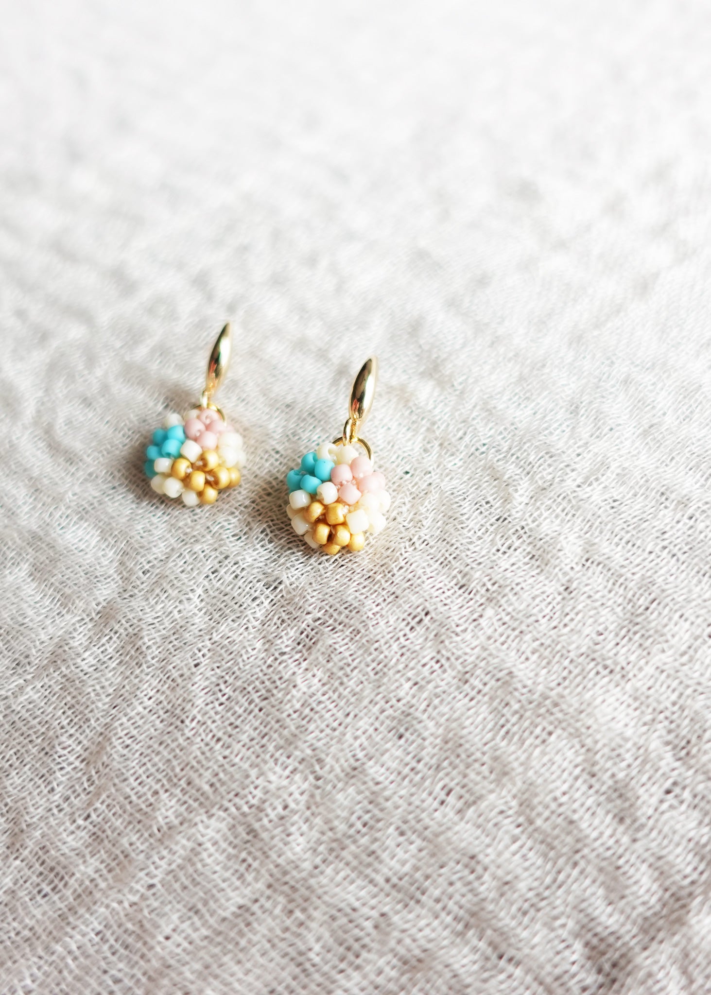 Triana Drop Earrings in Pastel Right