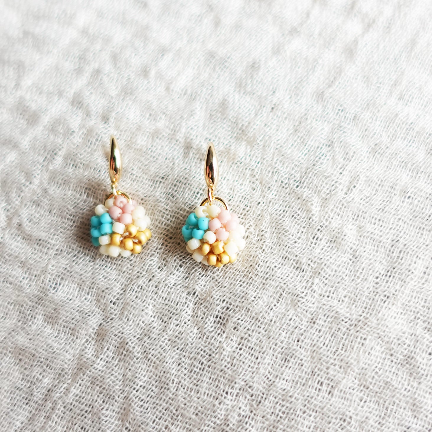 Triana Drop Earrings in Pastel Top