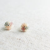 Triana Stud Earrings in Velvet Front