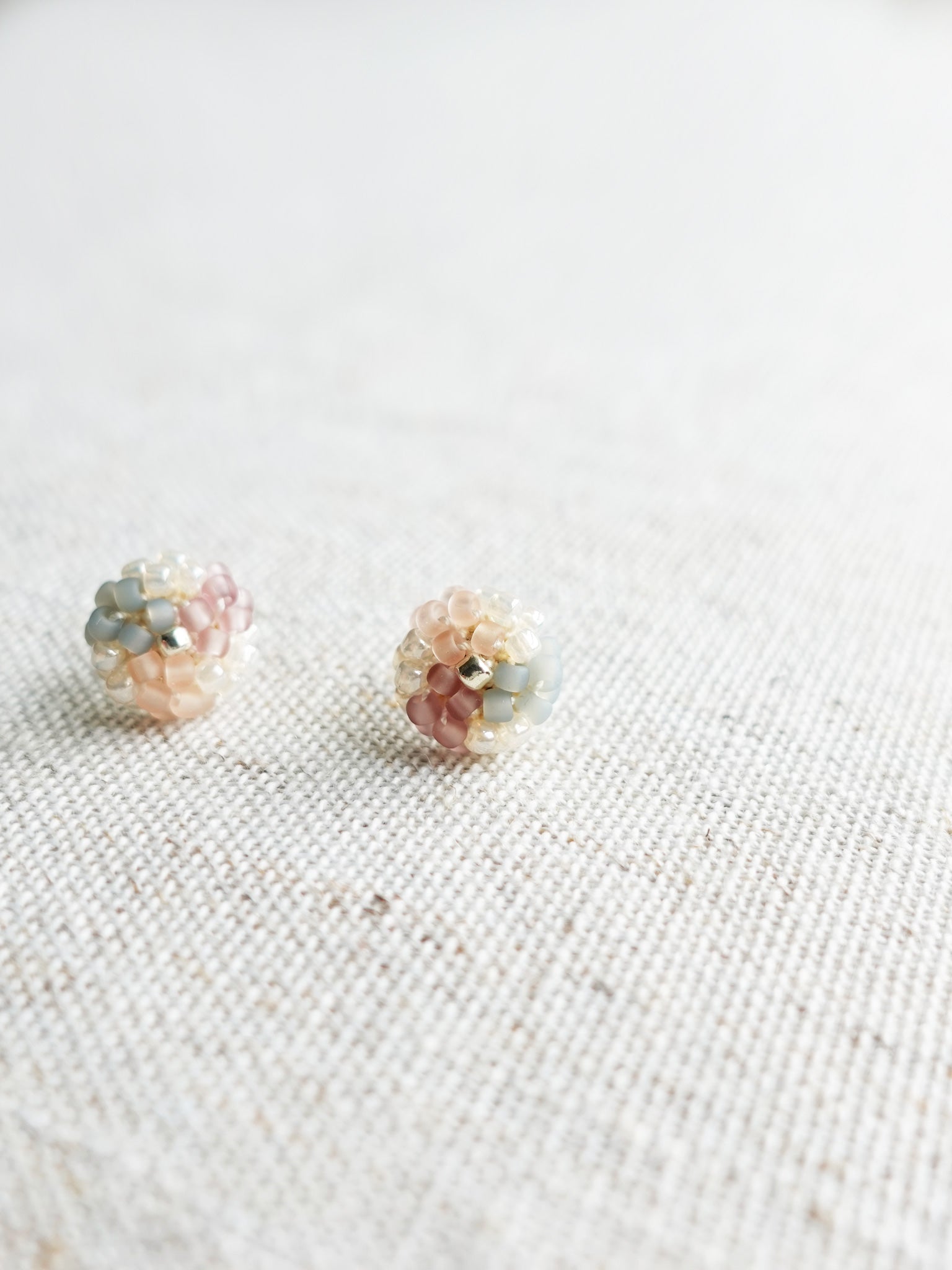 Triana Stud Earrings in Velvet Front