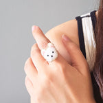 West Highland Terrier Ring Model Close