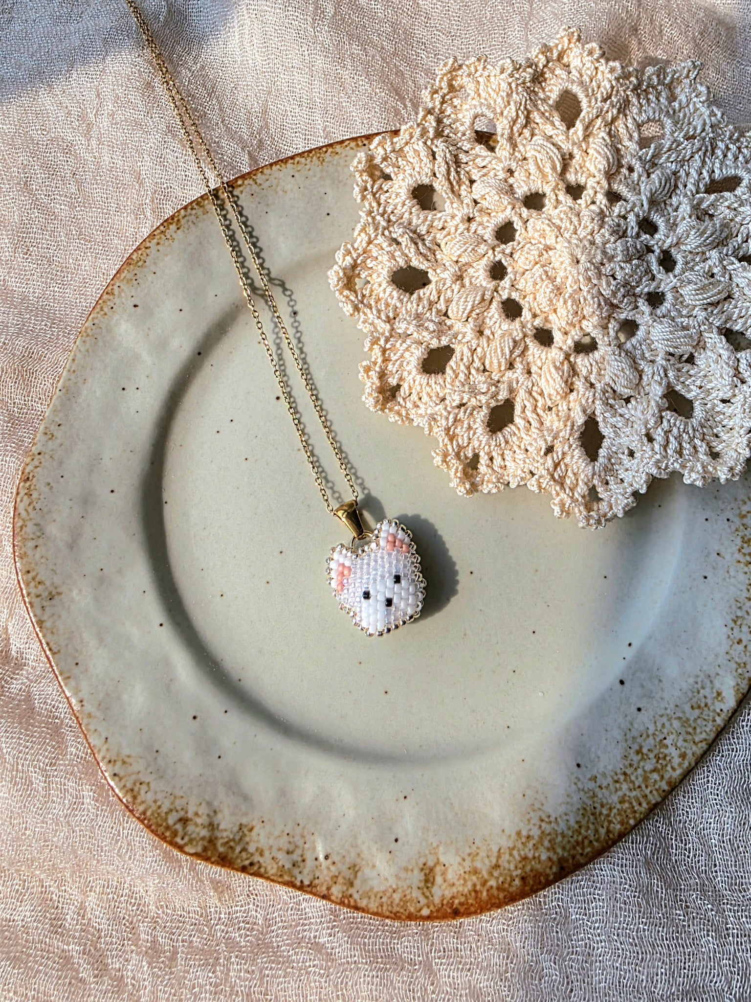 West highland terrier necklace left