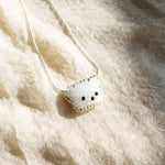 White Bear Necklace Left