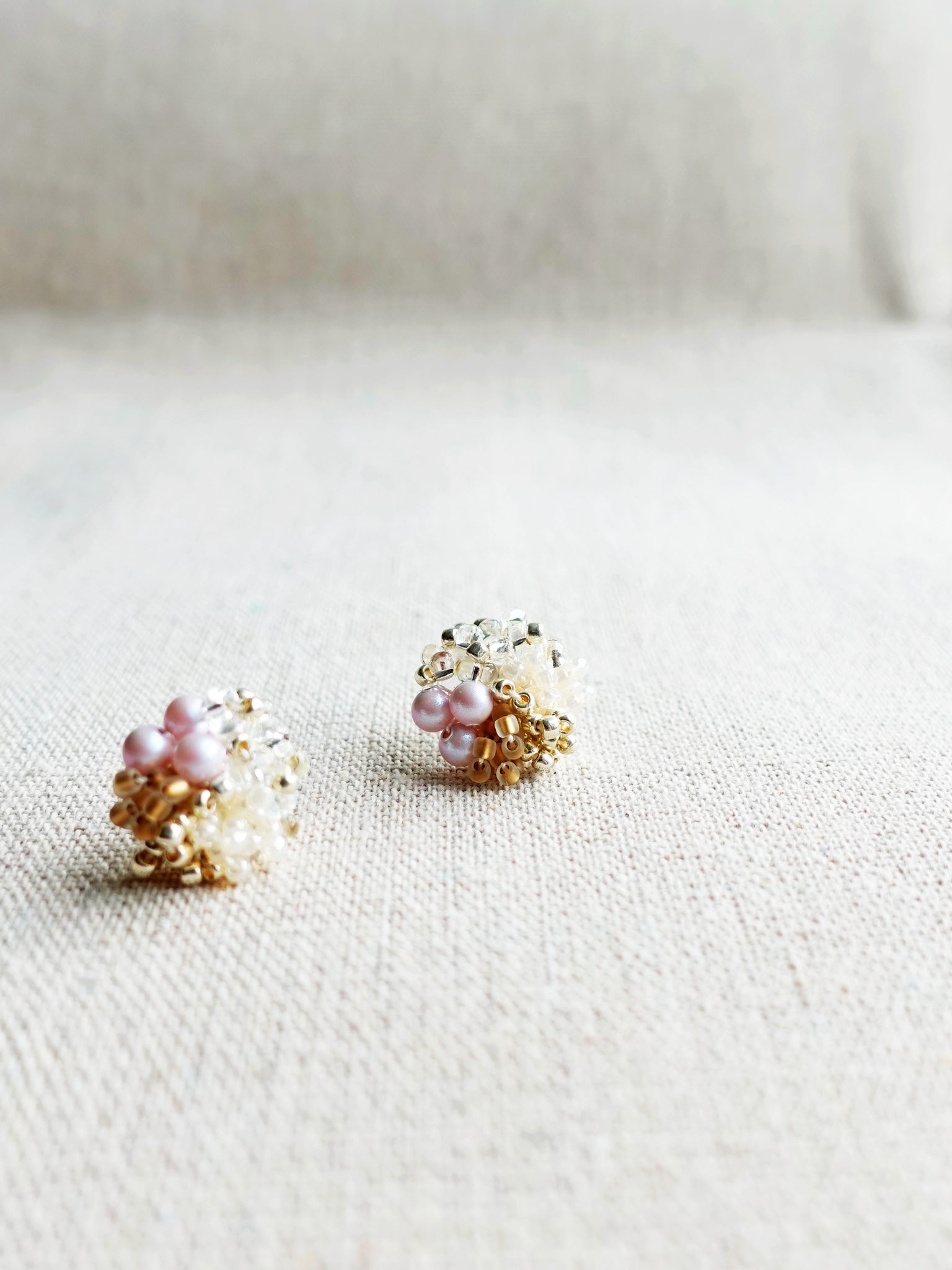 Zita Stud Earrings Front