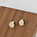 Aubrey Studs in Black Right