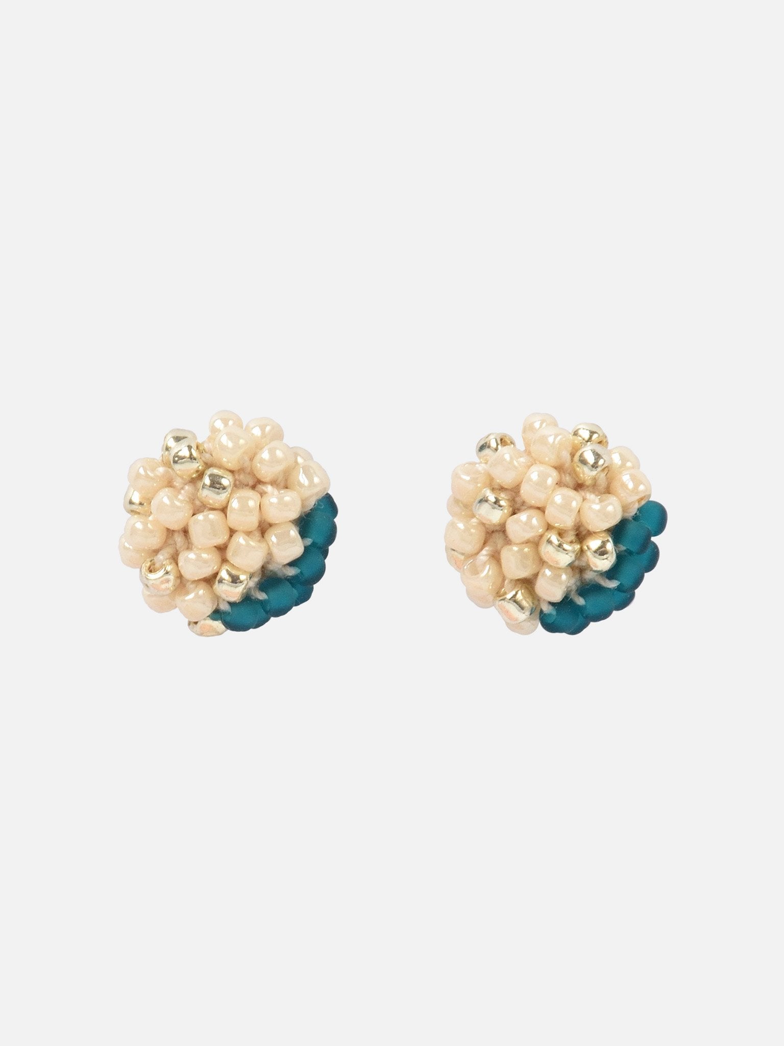 Aubrey Studs in Teal Primary