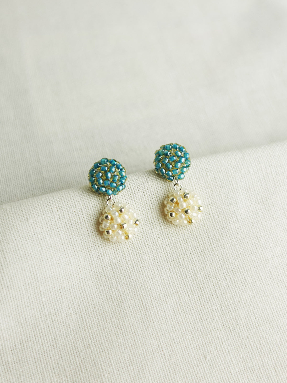Abigail Earrings in Ocean Green