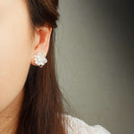 Anna Stud Earrings in Silver Model