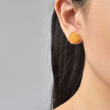 Ariel Stud Earrings in Topaz Model