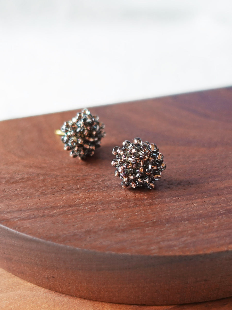 Ariel Stud Earrings in Umber Display 2
