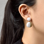 Callisto Last Quarter Drop Earrings Model