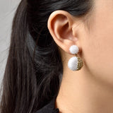 Callisto Last Quarter Drop Earrings Model