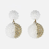 Callisto Last Quarter Drop Earrings in Gold Primary