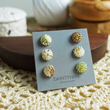 Candy Stud Earrings (Set of Three Pairs) Front