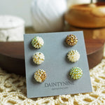 Candy Stud Earrings (Set of Three Pairs) Left