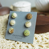 Candy Stud Earrings (Set of Three Pairs) Right