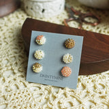 Candy Stud Earrings (Set of Three Pairs) Front