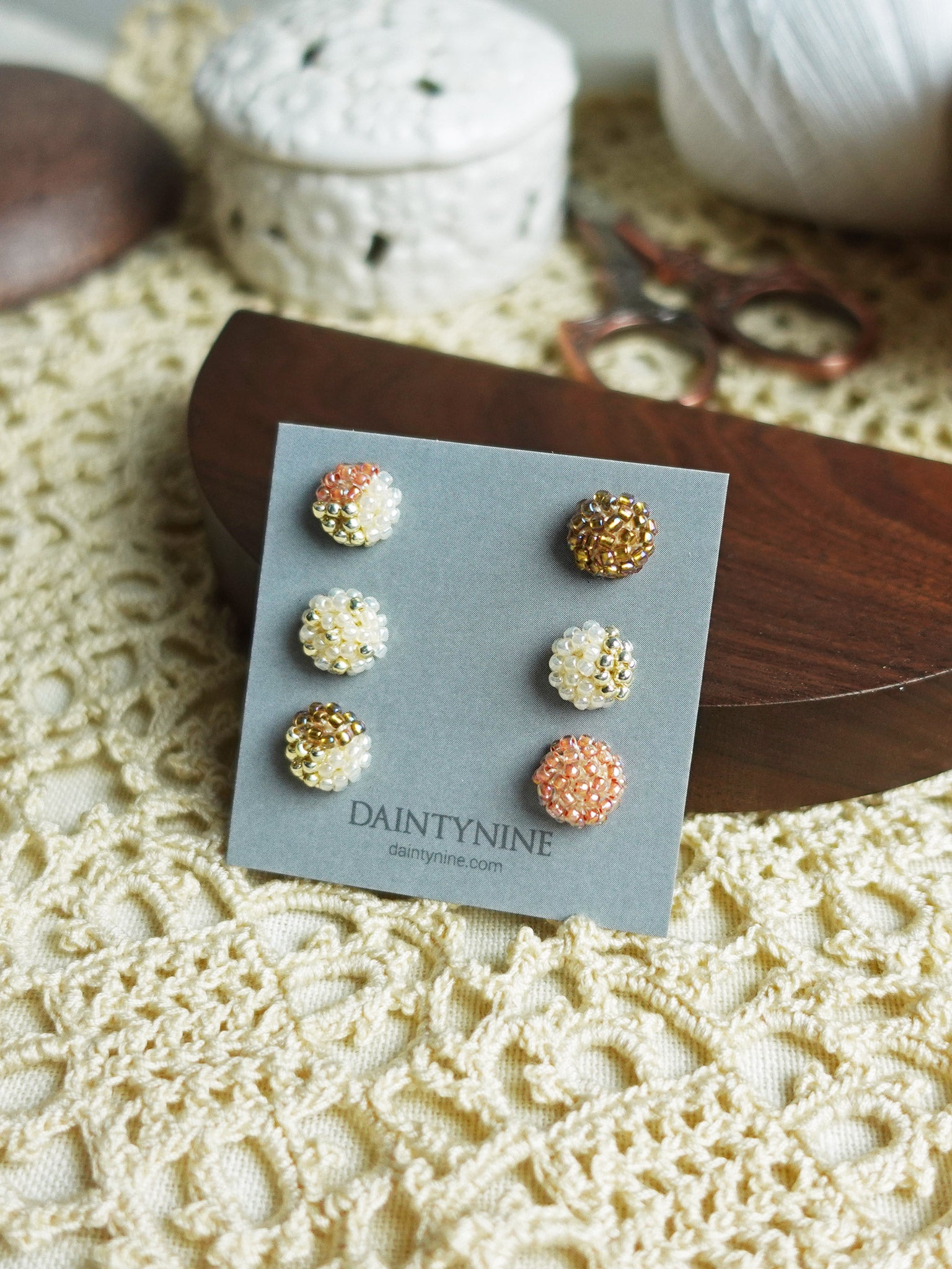 Candy Stud Earrings (Set of Three Pairs) Front