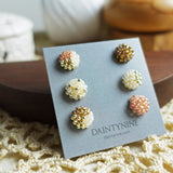 Candy Stud Earrings (Set of Three Pairs) Left