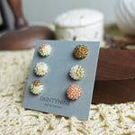 Candy Stud Earrings (Set of Three Pairs) Right