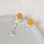Dariyah Quartz Mismatched Earrings in Topaz Top 1