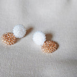 Duet Drop Earrings Pink Side