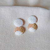 Duet Trio Drop Earrings Front
