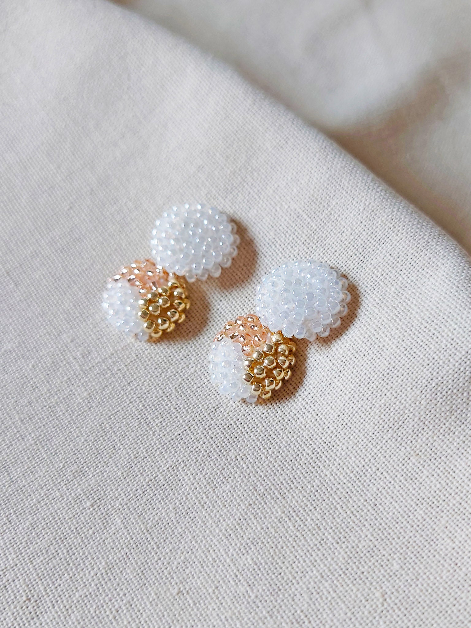 Duet Trio Drop Earrings Side 2