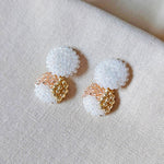 Duet Trio Drop Earrings Side