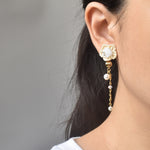 Floral Chime Earrings Model