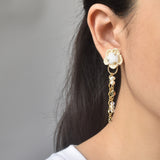 Floral Chime Earrings Model 2