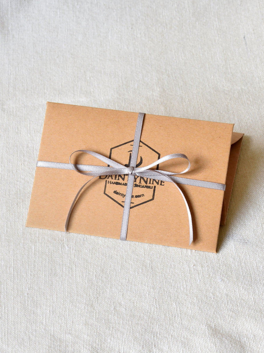 Gift Card in Envelope with Ribbon