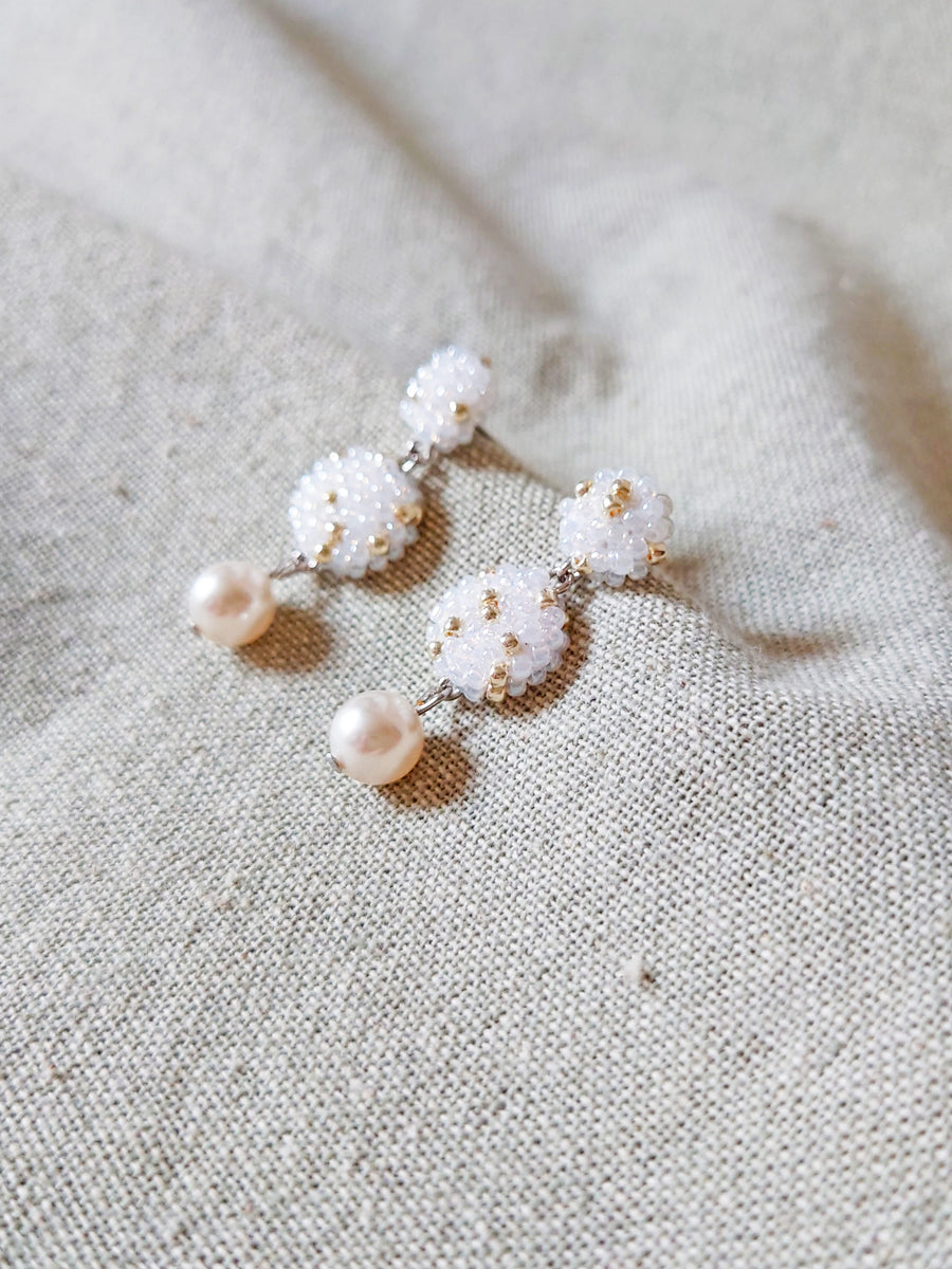Greta Dangle Earrings Side