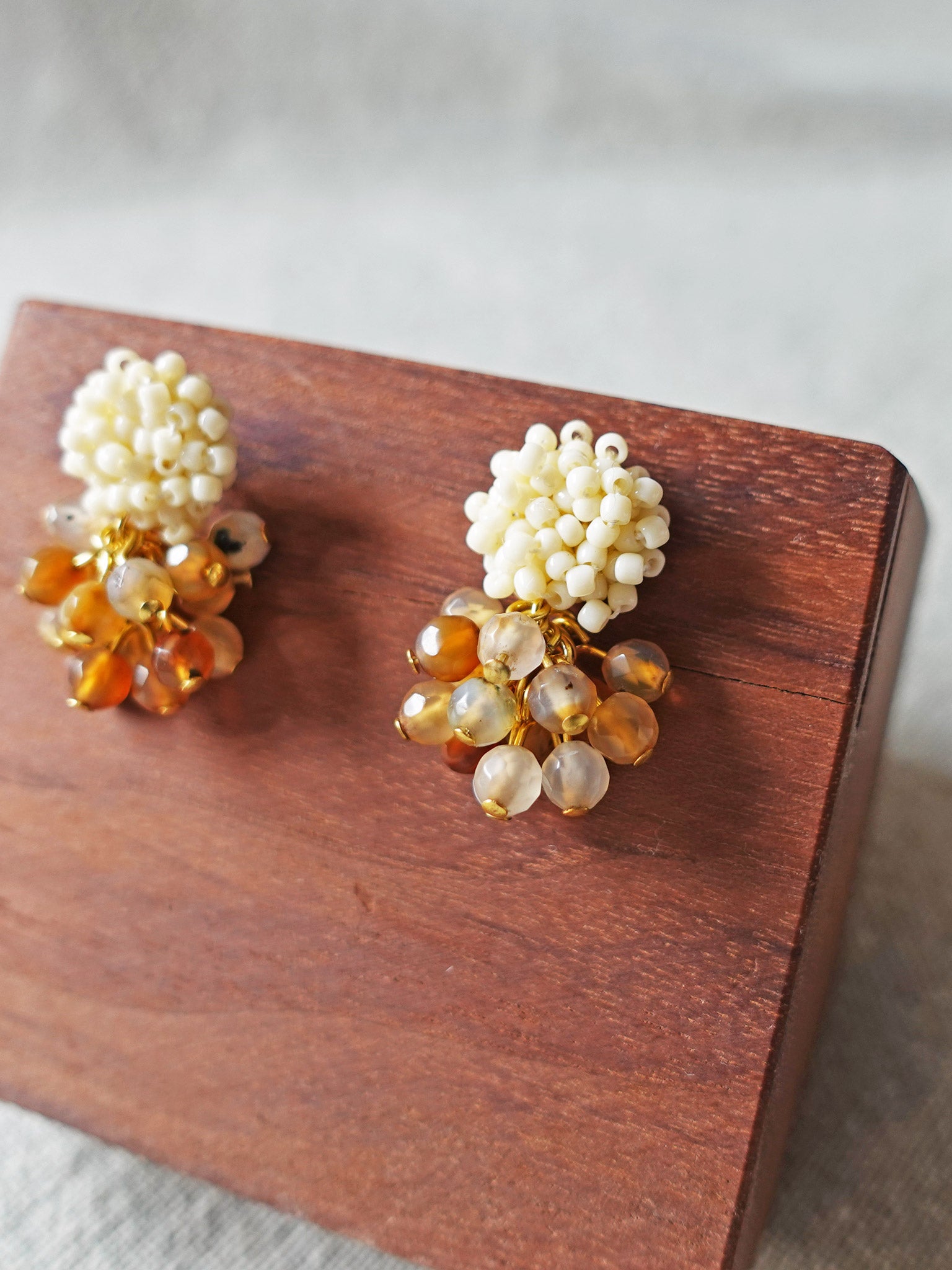 Hazel Agate Earrings Display 2