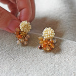 Hazel Agate Earrings Hand