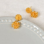 Kaia Druse Earrings in Topaz Top 2