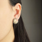 Marjorie Stud Earrings Model