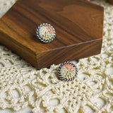 Marjorie Stud Earrings in Strawberry Red Single