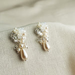 Marshmallow Ariel Purfle Earrings Right