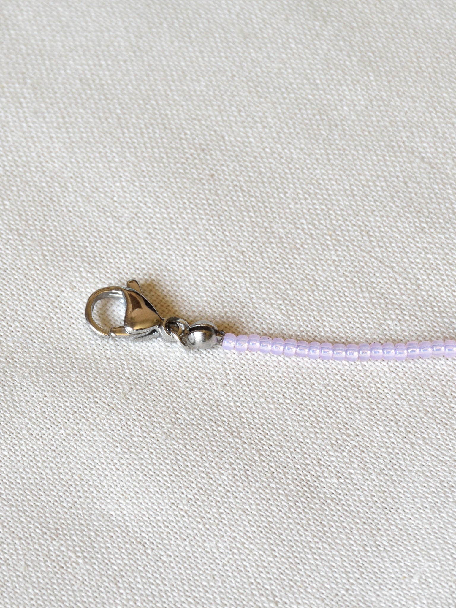 Mask Lanyard Pastel Pink With Clasp