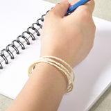 Mask Lanyard Stainless Steel White Bracelet