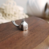 Miniature House Necklace II Left