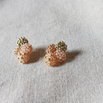 Orion Y Earrings in Peach Right
