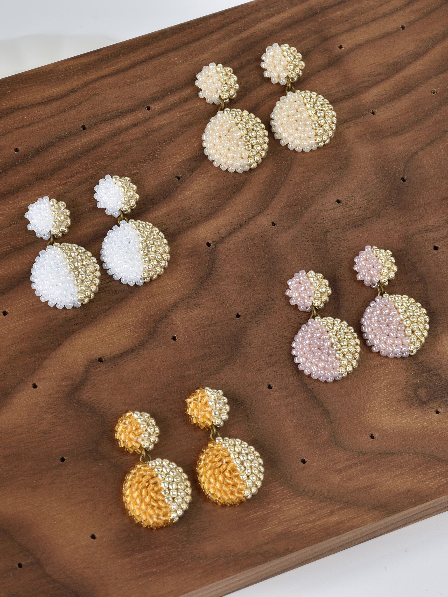 Phobos and Deimos Last Quarter Drop Earrings All