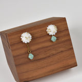 Picono Poise Czech Charm Mismatched Drop Earrings Right