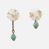 Picono Poise Czech Charm Mismatched Drop Earrings Primary