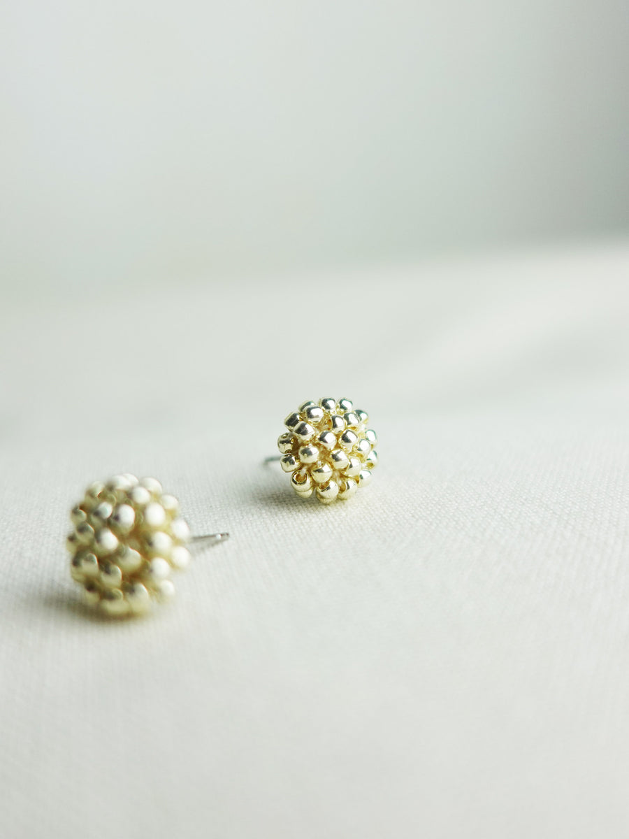 Prelude Petite Studs in Gold Right