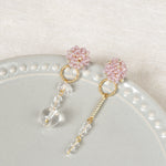 Radelle Quartz Mismatched Earrings in Purple Top 1
