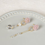 Radelle Quartz Mismatched Earrings in Purple Top 2